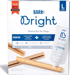 BARK Bright Large Dental Kit for Dogs, 26.29 oz,31 Piece Set