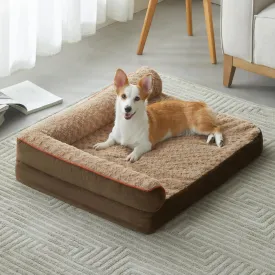 BFPETHOME Orthopedic Dog Beds for Large Dogs-Waterproof Sofa Dog Bed with Removable Washable Cover, Big Pet Bed with Waterproof Lining and Nonskid Bottom,Pet Bed for Large Dogs