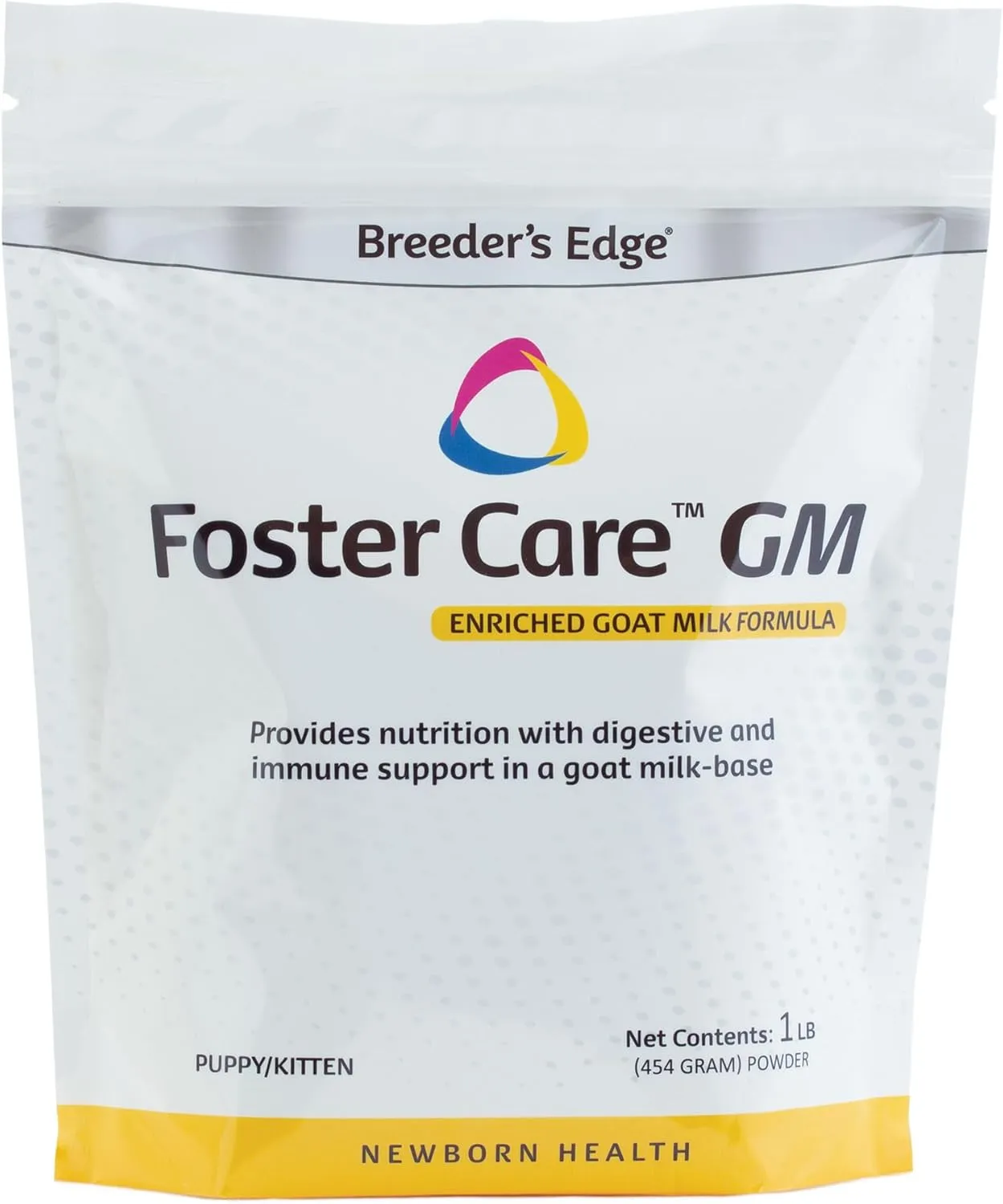 Breeder's Edge Foster Care GM - Goat Milk Based Powdered Milk Replacer - Puppies , Kittens , Cats & Dogs Formula - Easy Digestion - 1 lb