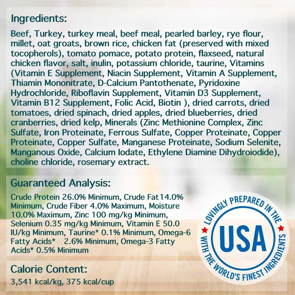 Chicken Soup For The Soul Classic Dry Adult Dog Food, Beef & Brown Rice Recipe, 28 Pound Bag | Soy Free, Corn Free, Wheat Free, Dry Dog Food Made with Real Ingredients