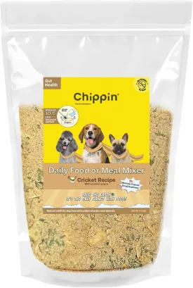 Chippin Cricket & Pumpkin Gut Health Dehydrated Daily Dog Food | Makes 10.5 lbs of Dog Food | Human Grade, Chicken-Free for Dogs with Allergies | Canned Food Alternative, Healthy Meal Topper