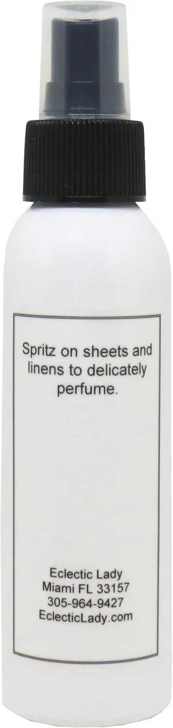 Christmas Pine Linen Spray, 8 ounces - Eclectic Lady Sheet and Linen Spray - No Artificial Colors, Parabens, or Preservatives - Long-Lasting Scent for Bed, Fabric & Pillow
