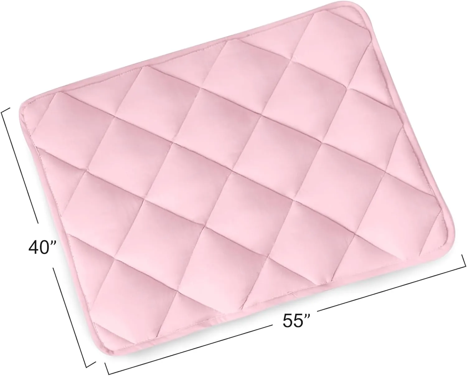 Dog Cooling Mat, Premium Lightweight Pet Cooling Blanket Bed Cover for Dogs, Cat, Puppies | Ice Silk Cooling Pad for Dogs Furniture Protector | Machine Washable Pet Blanket,Pink 40''x55''