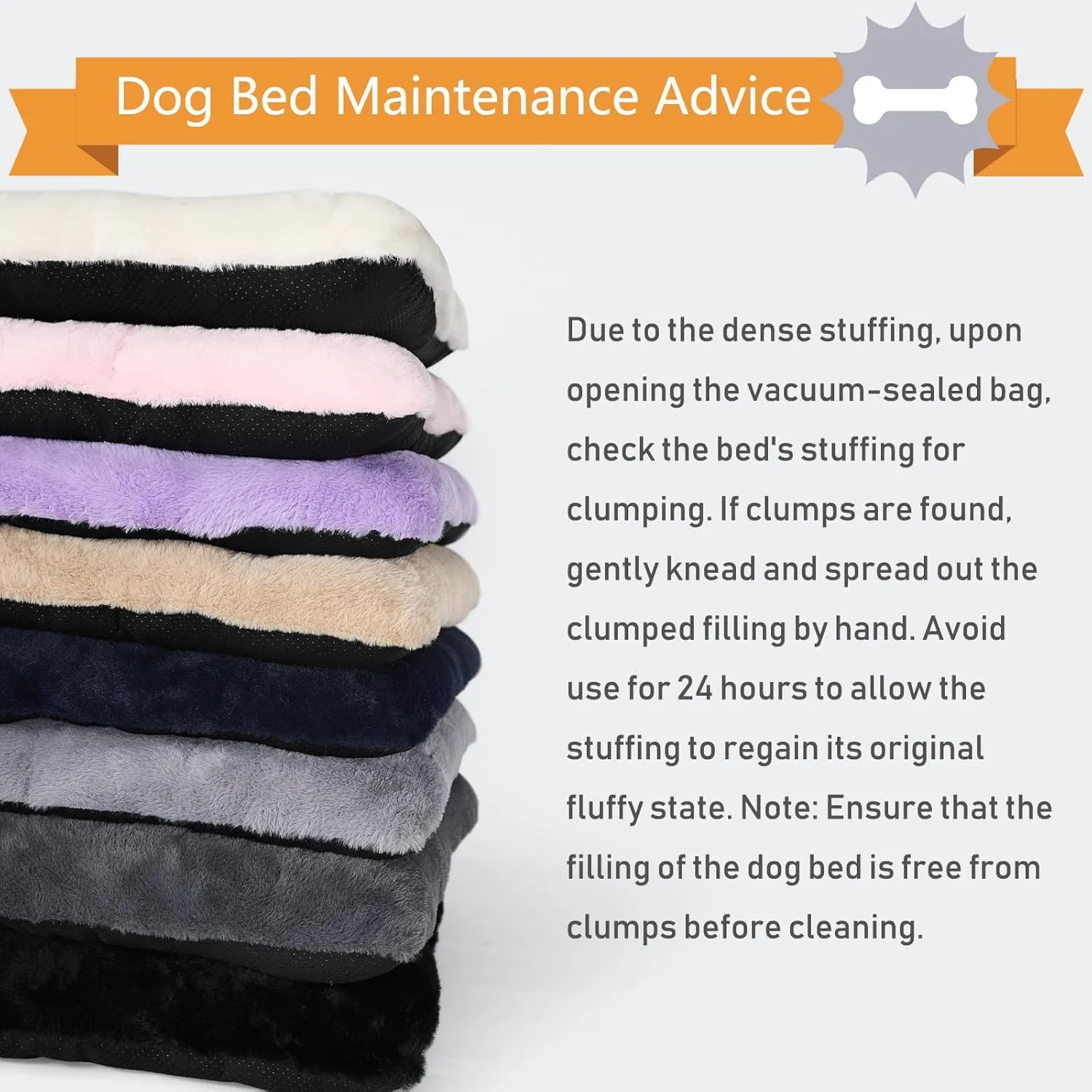 Dog Crate Pads for Small Dogs with Fluffy Faux Fur and Non-Slip Bottom,24 inch Pet Bed Soft and Comfy for Puppy or Cat,Machine Washable Crate Mat 24 x 18,Dark Grey