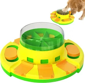 Dog Puzzle Toys Level 3 2 1, Interactive Enrichment Toys, Dog Food Dispenser for Mental Stimulation (Green)