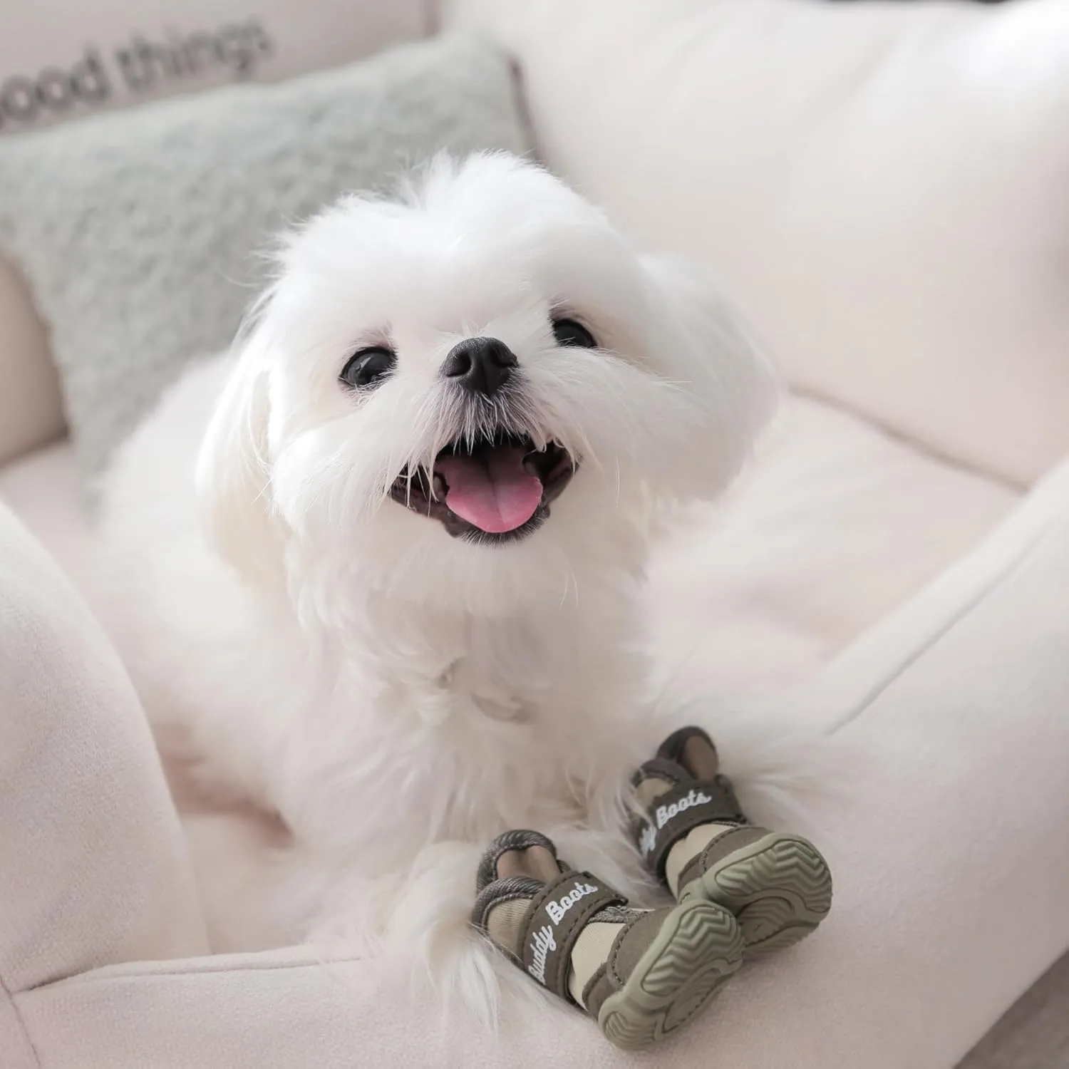 Dog Shoes for Small Dogs  Waterproof, Anti-Slip, Soft & Flexible Paw Protectors for Hot Pavement, Rain & Snow, All-Season Dog Boots for Outdoor Adventures,(Size 3: 1.89'' x 1.65'')