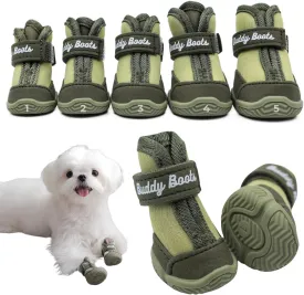 Dog Shoes for Small Dogs  Waterproof, Anti-Slip, Soft & Flexible Paw Protectors for Hot Pavement, Rain & Snow, All-Season Dog Boots for Outdoor Adventures,(Size 3: 1.89'' x 1.65'')