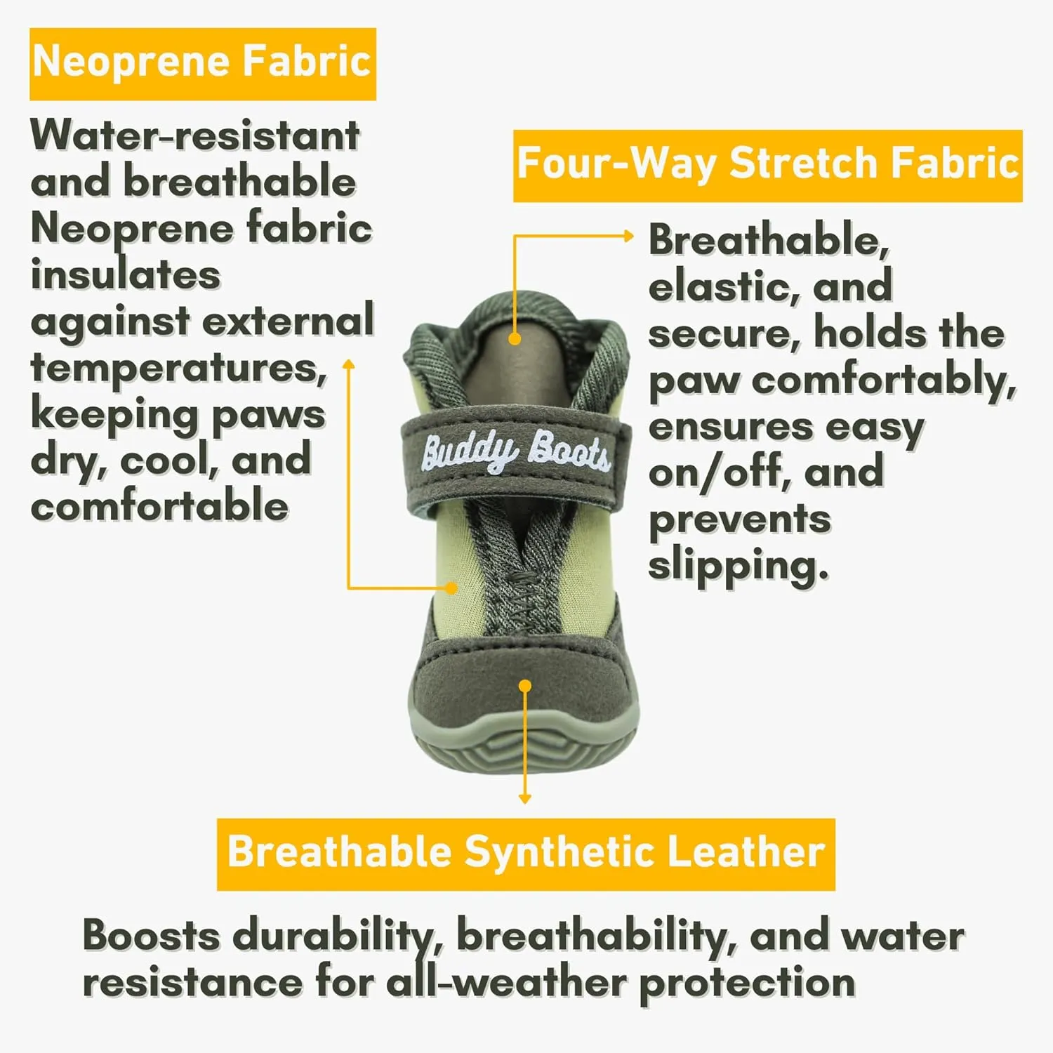 Dog Shoes for Small Dogs  Waterproof, Anti-Slip, Soft & Flexible Paw Protectors for Hot Pavement, Rain & Snow, All-Season Dog Boots for Outdoor Adventures,(Size 3: 1.89'' x 1.65'')