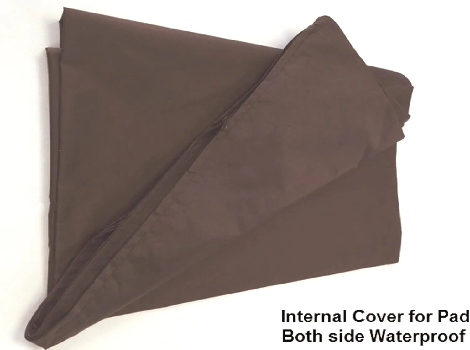 Dogbed4less 1 Pack Internal Duvet Case Waterproof Zipper Dog Bed Cover for XXL Large 55"x37"X4" Memory Foam Pad Pet Bed - 59"x41" Flat