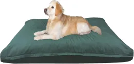 Dogbed4less Jumbo Orthopedic Extreme Comfort Memory Foam Dog Beds for Large Dog, Waterproof Internal Case and Machine Washable External Cover, 55"X47" Pet Pillow, Olive Green