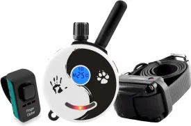 E-Collar  Educator ZEN-300-1/2 Mile Waterproof Remote Dog Training Collar Includes Premium Finger Clicker Trainer, 100 Programmable Levels   Vibration   Light   Sound