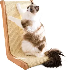 Exquisite L-Shaped Sisal Vertical Cat Scratcher Ramp, Artificial Pet Scratcher, Suitable for Indoor Pets Suitable for Indoor Pets