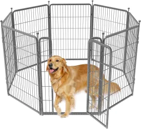 FXW Aster Dog Playpen Designed for Yard, 40inch 8 Panels
