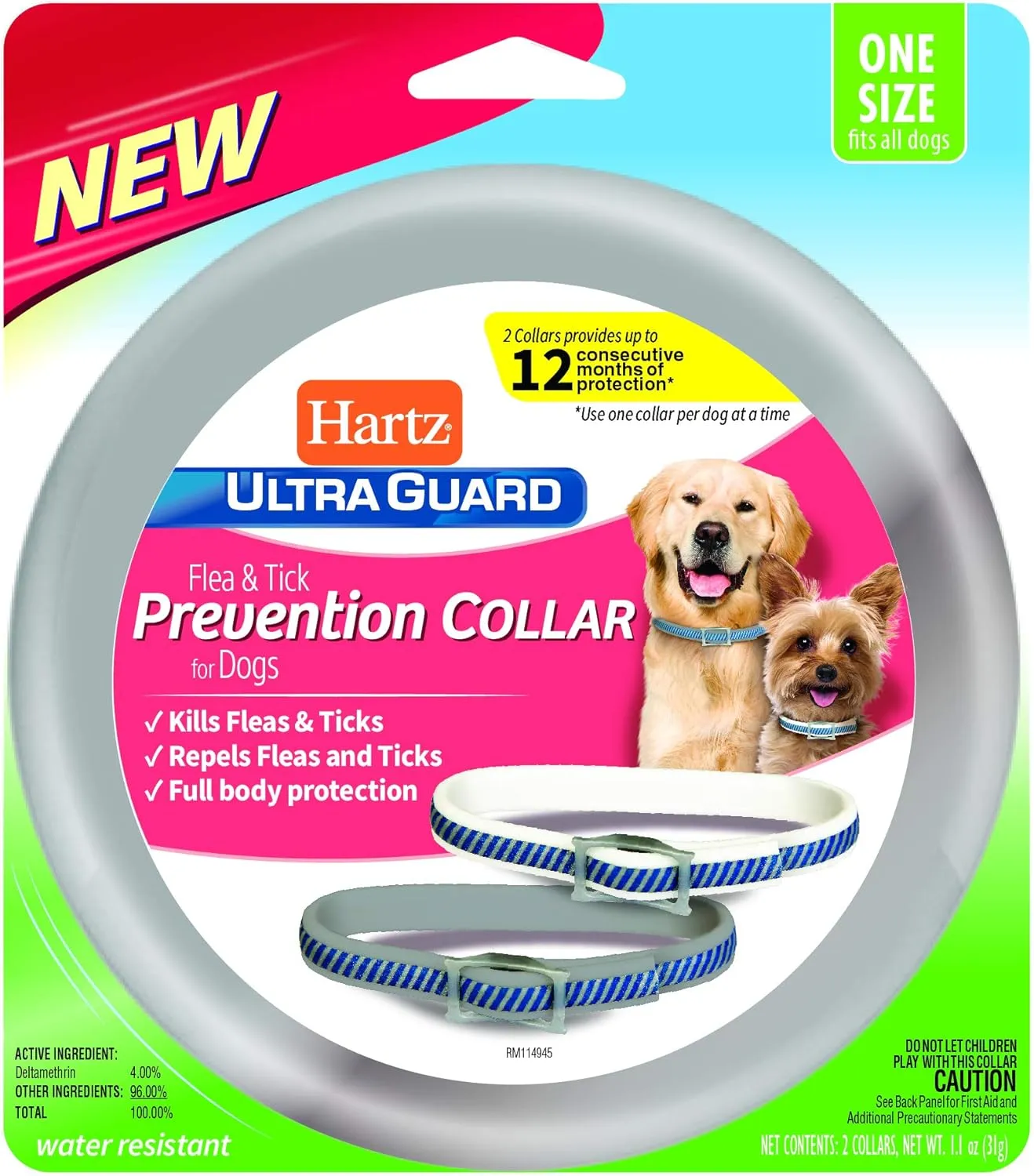 Hartz Ultraguard Flea & Tick Prevention Collars for Dogs