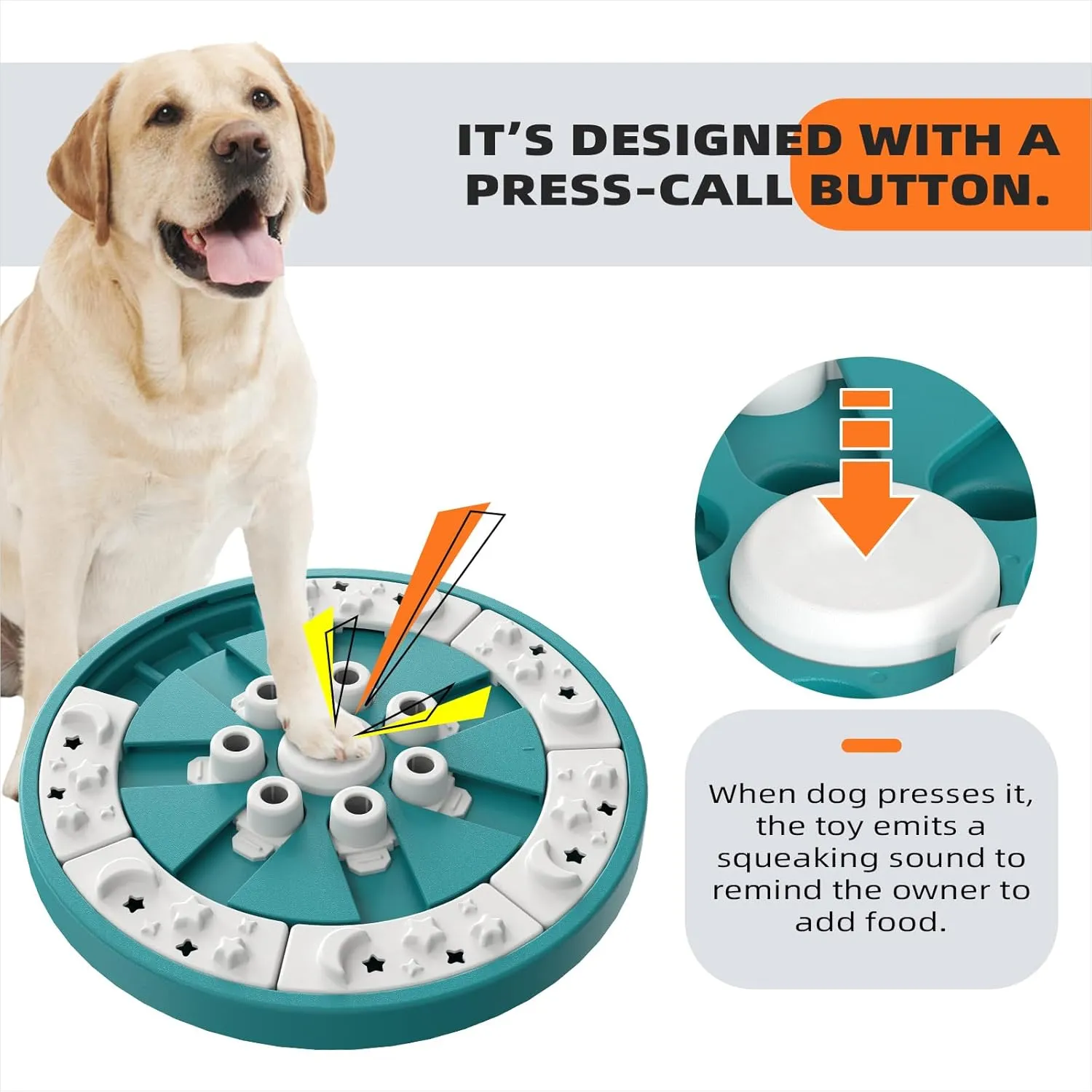KADTC Dog Puzzle Toys Gameplay 3 in 1 Slow Puzzles Food Feeder Puppy Holiday Birthday Gift Interactive Mind Treat Games Mental Stimulation Enrichment Boredom Toys for Small/Medium/Large Breed Dogs