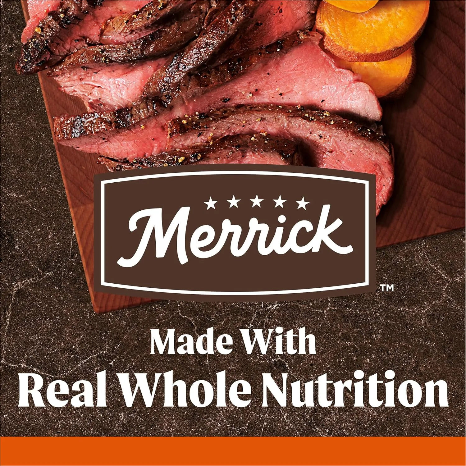 Merrick Premium Grain Free Dry Adult Dog Food, Wholesome And Natural Kibble, Real Texas Beef And Sweet Potato - 4.0 lb. Bag
