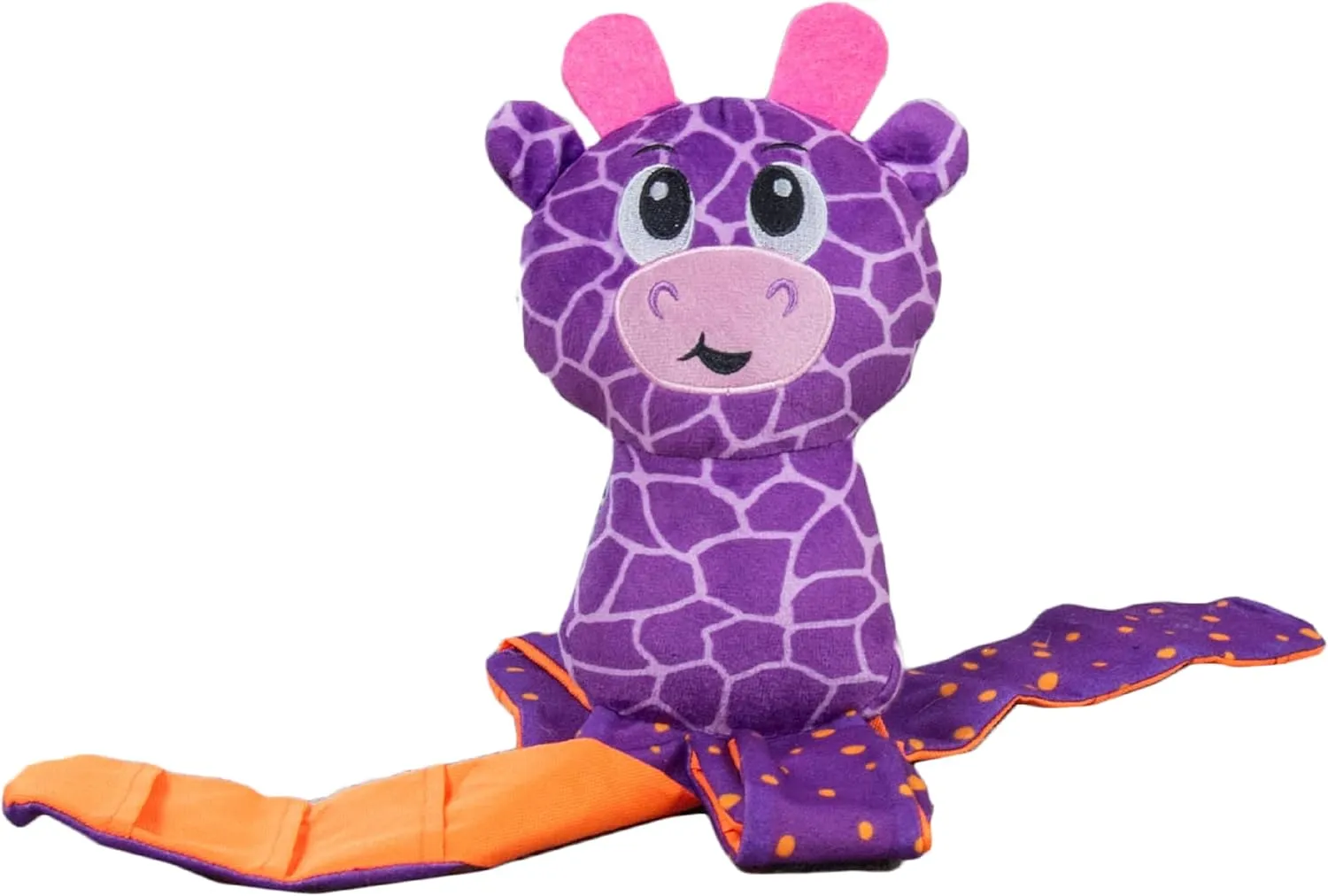 Outward Hound by Nina Ottosson Silly Legz Interactive Plush Dog Puzzle Dog Enrichment Toys, Plush, Floppy, Long, Giraffe, Purple