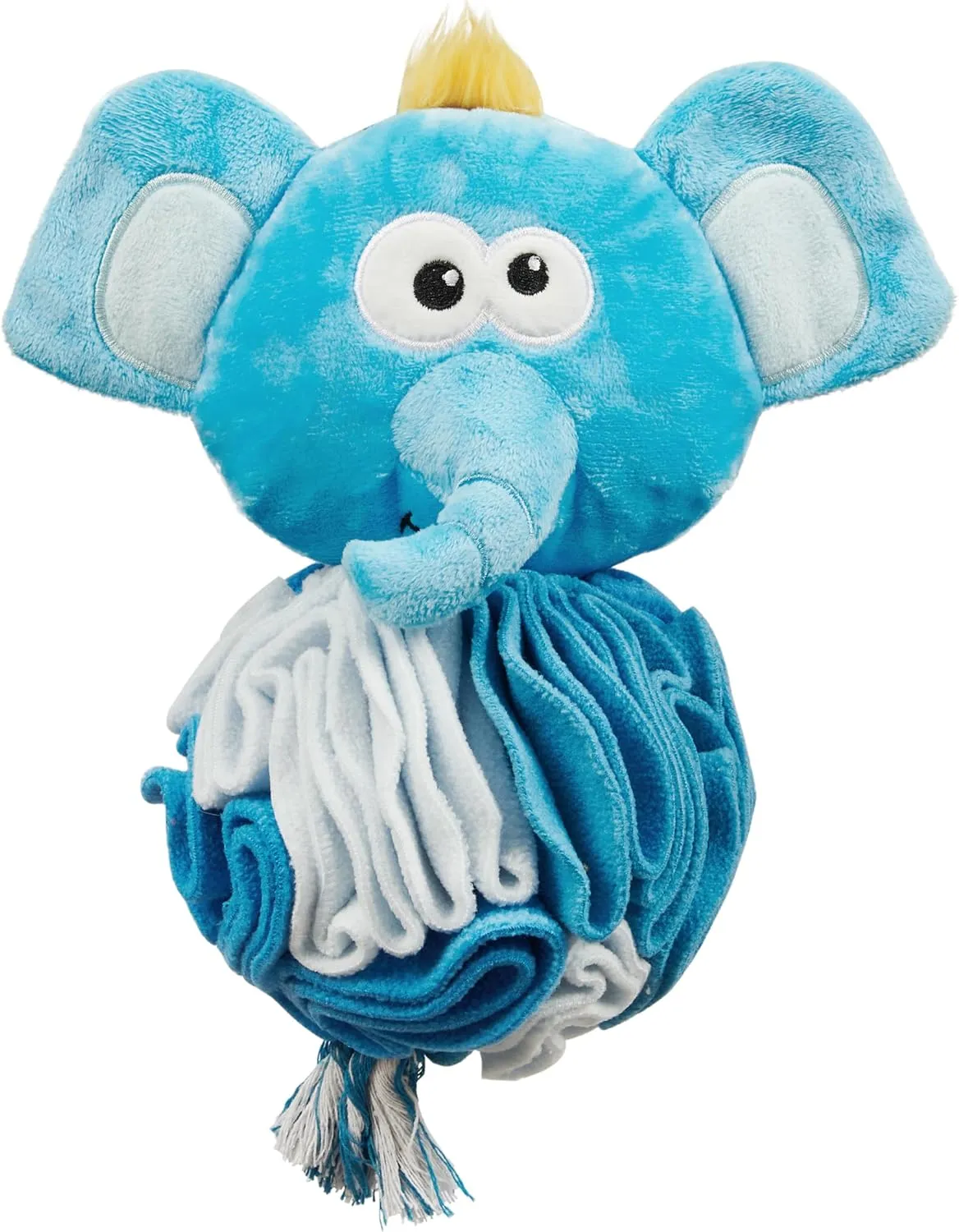 Outward Hound by Nina Ottosson Stuff N' Snuffle Plush Snuffle Ball Dog Puzzle, Elephant, Blue