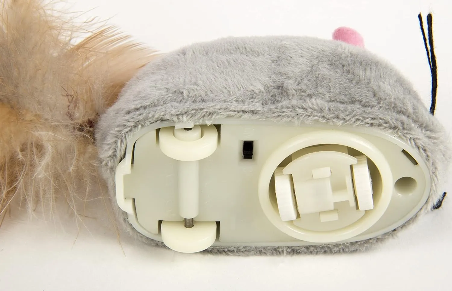 Petlinks Bumper Mouse Electronic Motion Pet Toy for Cats & Kittens, Cruising, Battery Powered, Fun & Engaging Play, Encourages Exercise - Gray, One Size