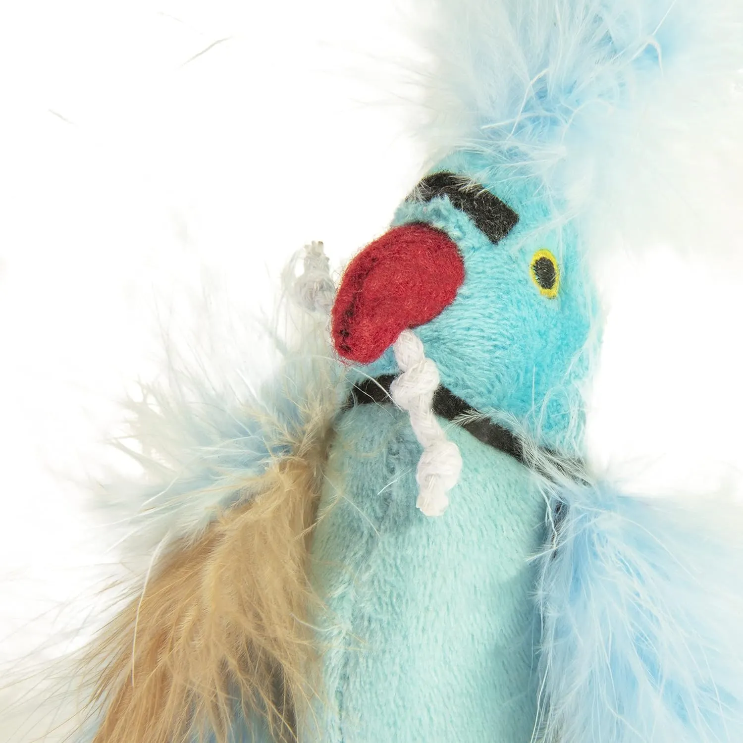 Petlinks HappyNip Blue Beauty Plush Cat Toy, Contains Silvervine & Catnip - Blue, One Size