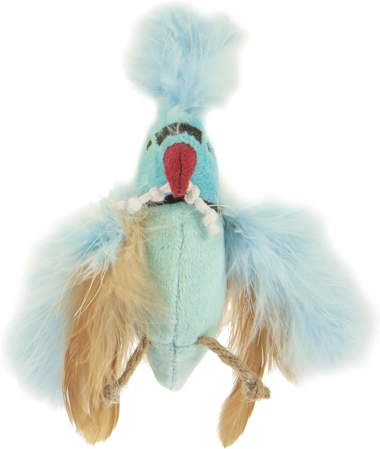 Petlinks HappyNip Blue Beauty Plush Cat Toy, Contains Silvervine & Catnip - Blue, One Size