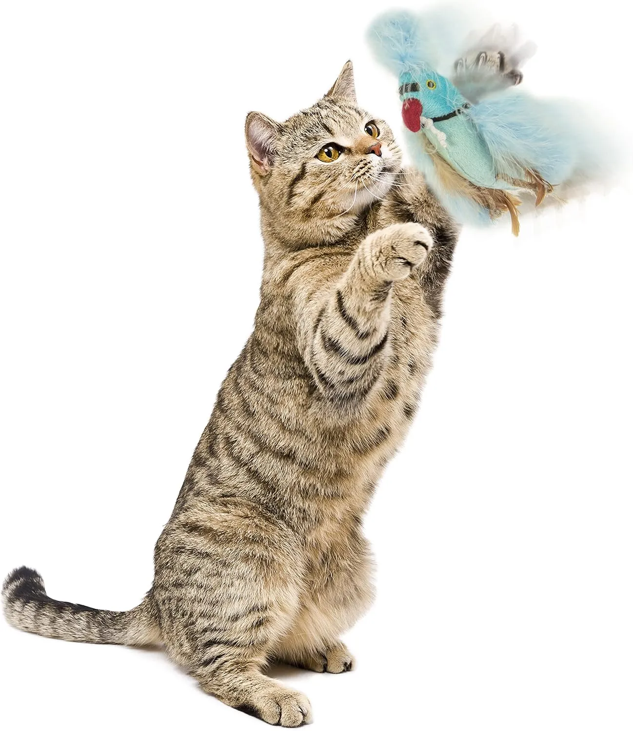 Petlinks HappyNip Blue Beauty Plush Cat Toy, Contains Silvervine & Catnip - Blue, One Size
