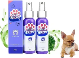 Petry Oral Spray for Dogs - Petry Teeth Cleaning Spray for Dogs and Cats, Pet Breath Freshener Spray Care Cleaner, Oral Spray for Pets, Dog Dental Spray Reduces Plaque & Tartar Buildup (2pcs)