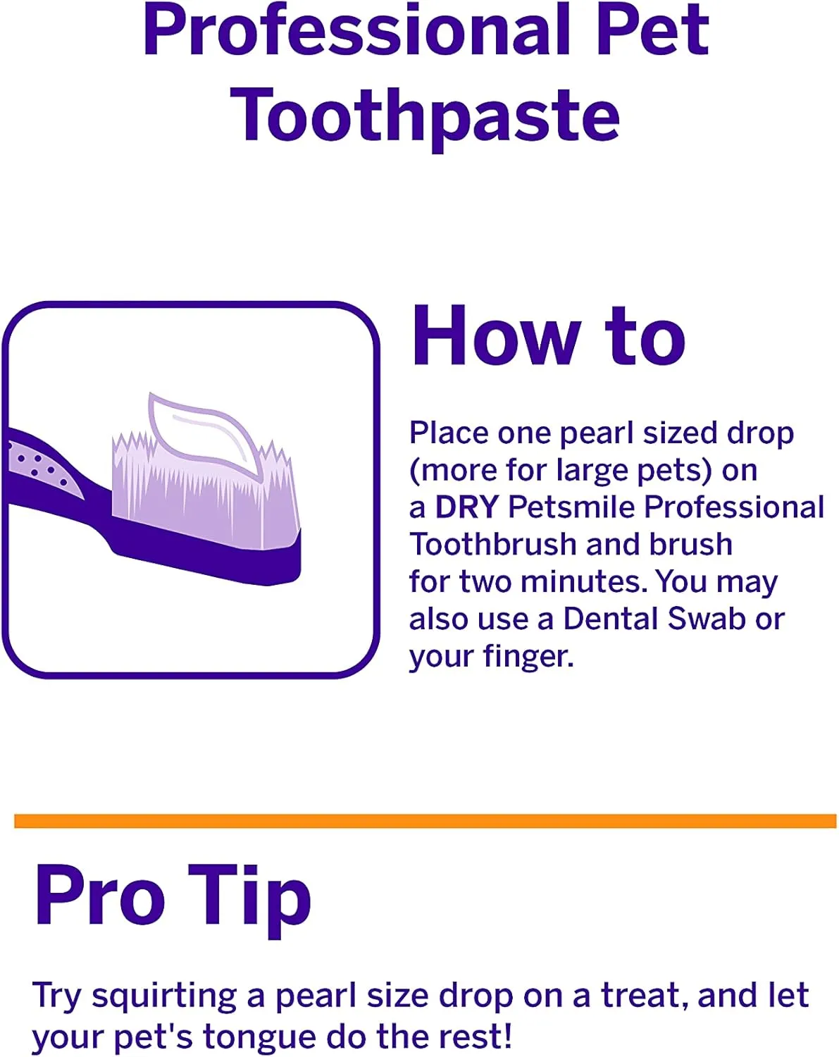 Petsmile Professional Pet Toothpaste for Cats & Dogs - Only VOHC Accepted Toothpaste - Clinically Proven to Control Plaque & Tartar Calprox Formula (Say Cheese, 4.2 Oz)