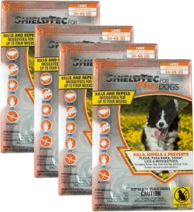 Plus for Dogs (34-66 lbs) 12 Month Supply, Pack of 4