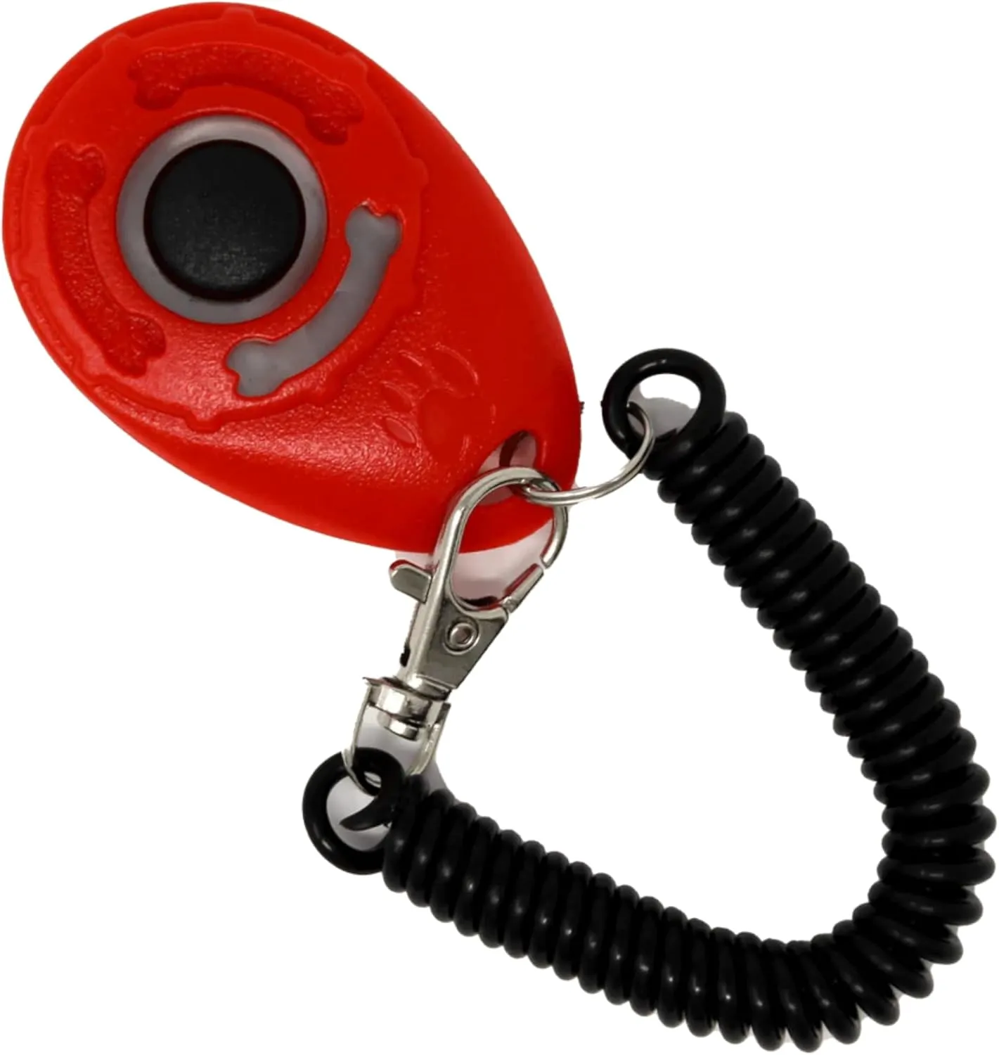 Pupford Dog Training Clicker with Wrist Strap, Compact, Easy-Access Clicker for Positive Reinforcement Training (1 Pack, Red)