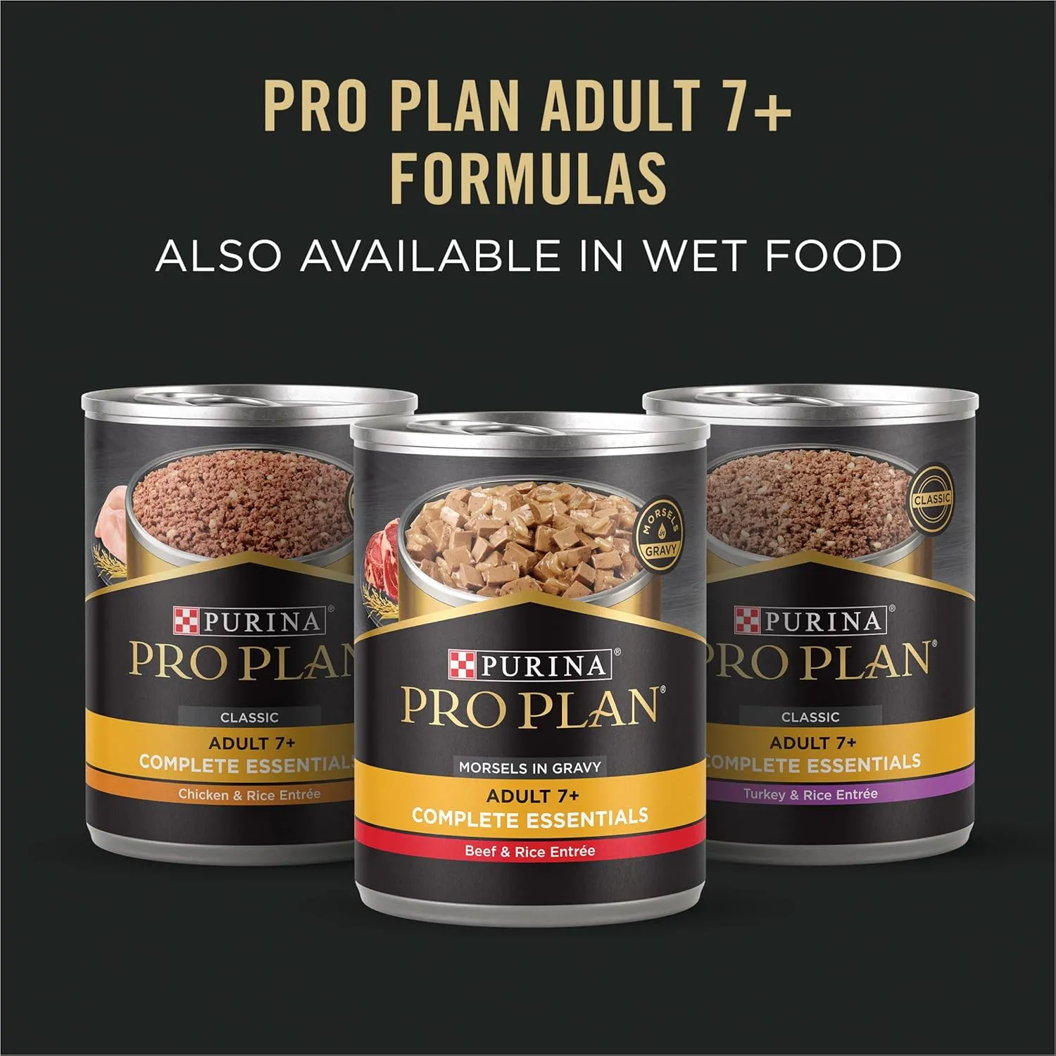 Purina Pro Plan Sensitive Skin and Stomach Dry Dog Food Senior Adult 7 Plus Salmon and Rice Formula - 4 lb. Bag