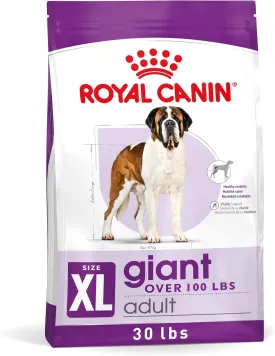 Royal Canin Size Health Nutrition Giant Adult Dog Food Dry, Extra-Large Dog Food Supports Bone and Joint Health, Digestive Health and a Healthy Heart, 30 lb Bag