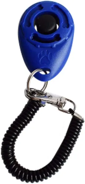SERYU 1 Piece New Dog Pet Click Clicker Training Trainer Aid Wrist Strap