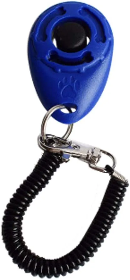 SERYU 1 Piece New Dog Pet Click Clicker Training Trainer Aid Wrist Strap