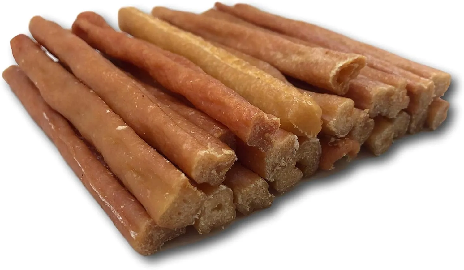 Top Dog Chews Turkey Tendon Round -Soft -Made in The USA - Large 1LB/ 16oz/ 453g (6", Roasted)