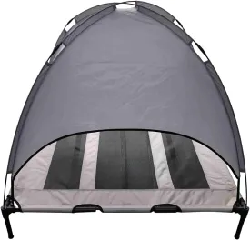 Trademark Innovations Elevated Pet Dog Bed Air Cot with Canopy