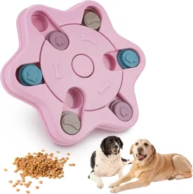 Zoyiancy Interactive Dog Puzzle Toys, Pet Puzzle Slow Feeder, IQ Stimulation Treat for Training, Mental Slow Feeder for Puppy Cats Toys Gifts (Pink)
